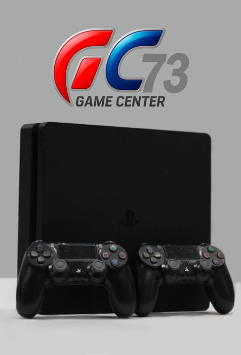 Sony PS4 Slim 500 ГБ 12.52 + 18 игр + 2 джоя
